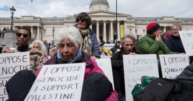 Scores arrested at pro-Palestinian rally in London Scores arrested at pro-Palestinian rally in London
