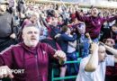 Hearts fans celebrate