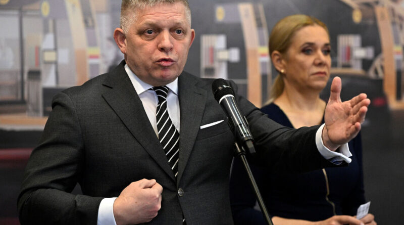 Slovak PM says EU should drop sanctions on Russian oil and gas to boost energy security