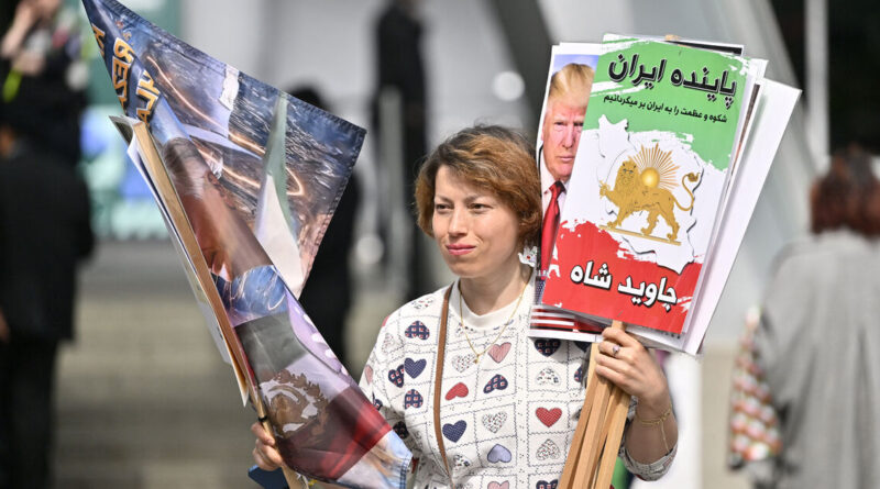 Soccer-'They are not representing Iran': Protesters urge FIFA to ban Iran from World Cup