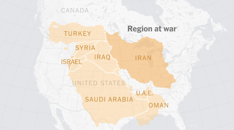 The Scale of the War in the Middle East in Five Maps