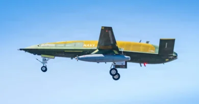 The US Navy's new MQ-25A Stingray drone built to extend the reach of carrier fighter jets just took its first test flight