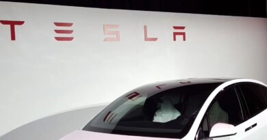 The Tesla Model X at the company's event in September 2015.