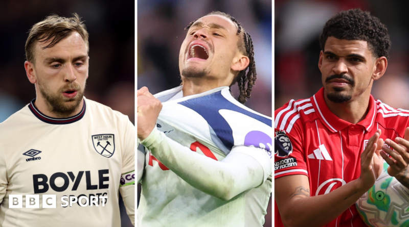 Split graphic: Jarrod Bowen, Xavi Simons and Morgan Gibbs-White