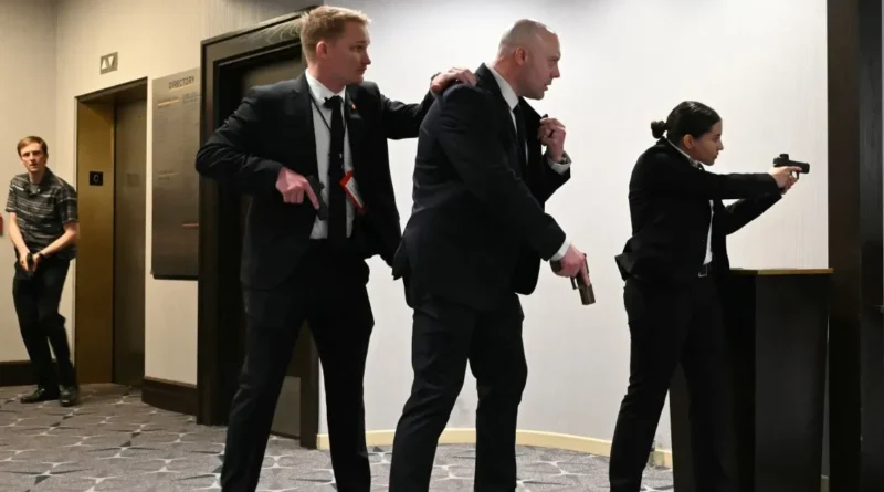 Trump evacuated from White House correspondents’ dinner