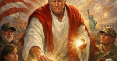 Trump posts AI image of himself as Jesus-like figure, drawing outrage