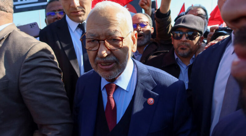 Tunisia opposition leader Ghannouchi hospitalised after health deteriorates, party says