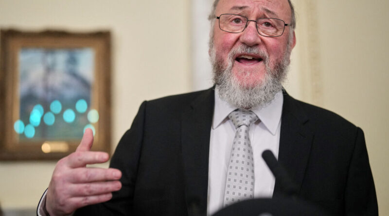 UK Jews facing campaign of violence, chief rabbi says after another attack