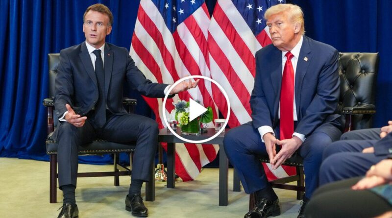 Video: Macron Criticized Trump for War in Iran and for Berating NATO Allies