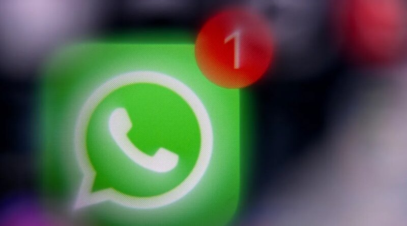 This illustration photograph taken on December 1, 2025, shows the logo of US instant messaging software Whatsapp displayed on a smartphone's screen.