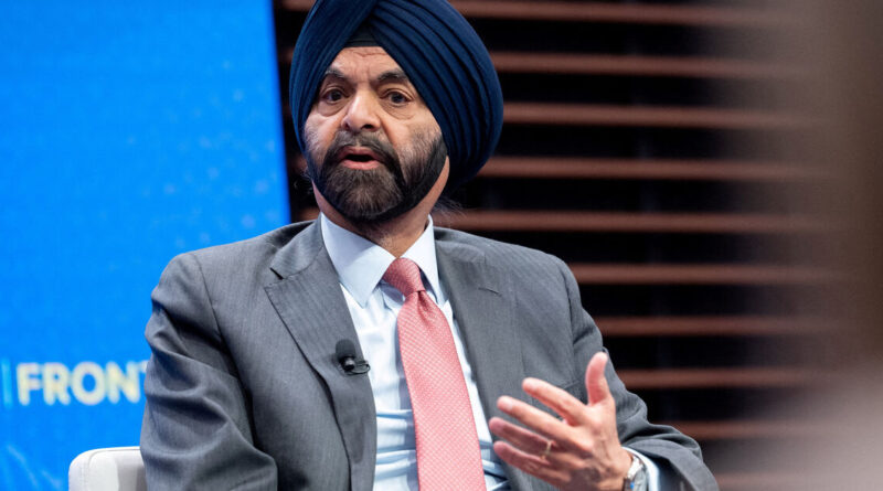 World Bank could provide up to $100 billion in funds for countries hit by war, Banga says