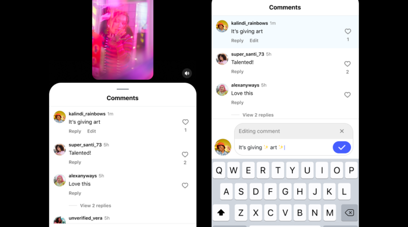 You can now edit your Instagram comments | TechCrunch