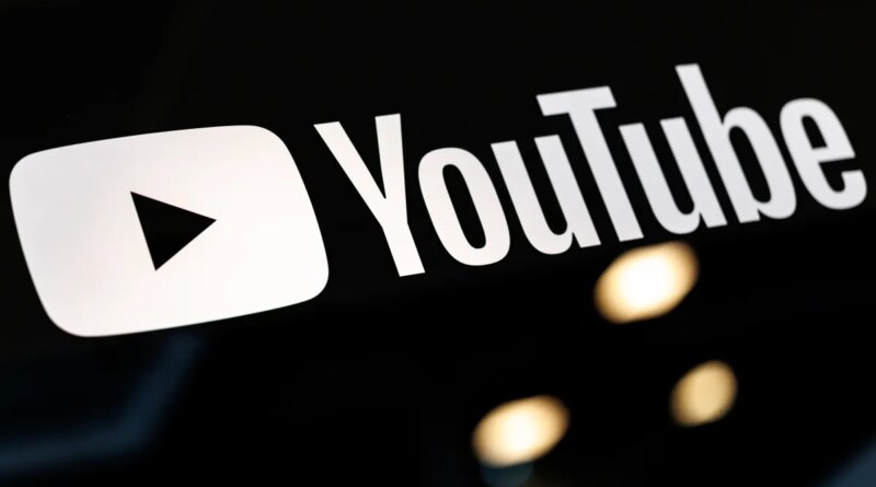 The YouTube logo and lettering