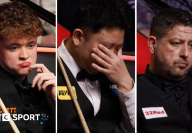 Stan Moody (left), Zhang Anda (centre) and Matthew Stevens