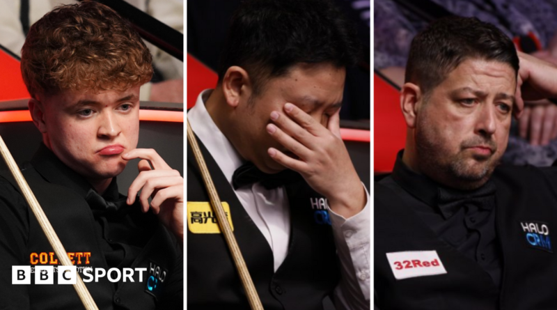 Stan Moody (left), Zhang Anda (centre) and Matthew Stevens