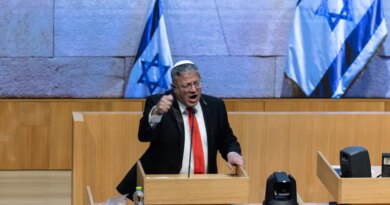 Israel's far-right National Security Minister Itamar Ben-Gvir speaks during a session as Israel's parliament passes a law on Monday making the death penalty a default sentence for Palestinians convicted in military courts of deadly attacks, at the Knesset, Israel’s parliament in Jerusalem March 30, 2026 REUTERS/Oren Ben Hakoon ISRAEL OUT. NO COMMERCIAL OR EDITORIAL SALES IN ISRAEL