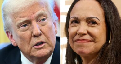 ‘No regrets’: Venezuela’s Machado defends giving Nobel medal to Trump