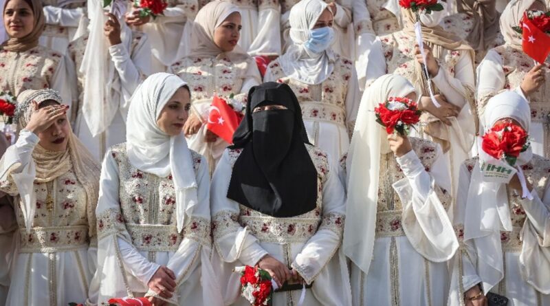 'Happiest day of our lives': Gazans hold mass wedding among ruins