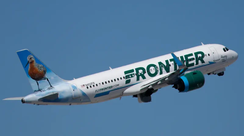 A Frontier Airlines flight reported it struck a pedestrian at Denver International Airport