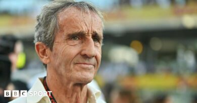 Alain Prost pictured at the Abu Dhabi Grand Prix in December 2024
