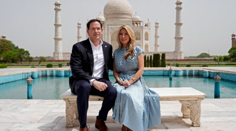 As Iran diplomacy picks up, Rubio tours Taj Mahal