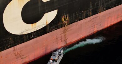 The MSC Francesca ship is seen during seizure by the IRGC in the Strait of Hormuz, Iran, in this image obtained by Reuters on April 24, 2026. Meysam Mirzadeh/Tasnim/WANA (West Asia News Agency) via REUTERS ATTENTION EDITORS - THIS PICTURE WAS PROVIDED BY A THIRD PARTY