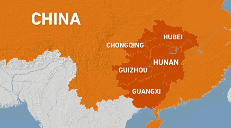 At least 10 dead as huge floods sweep southern and central China