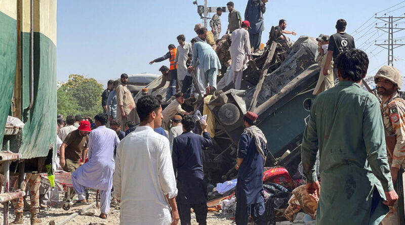 At least 24 killed in Pakistan train blast claimed by separatist militants