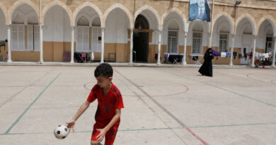 Beirut school converted to wartime shelter becomes flashpoint for societal tensions