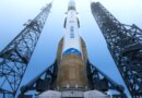 Blue Origin's New Glenn rocket on the launchpad