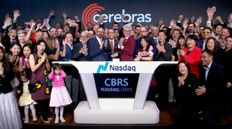Cerebras Nasdaq opening bell