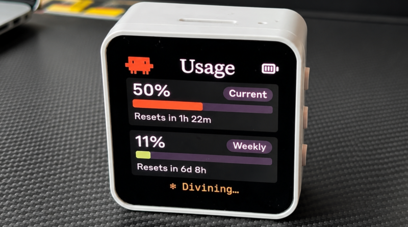 Clawdmeter turns your Claude Code usage stats into a tiny desktop dashboard | TechCrunch