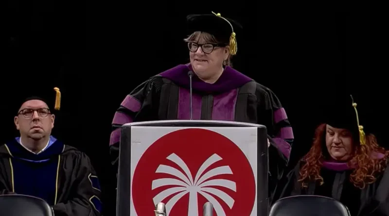 College students boo after a 'new AI system' misses names during graduation ceremony