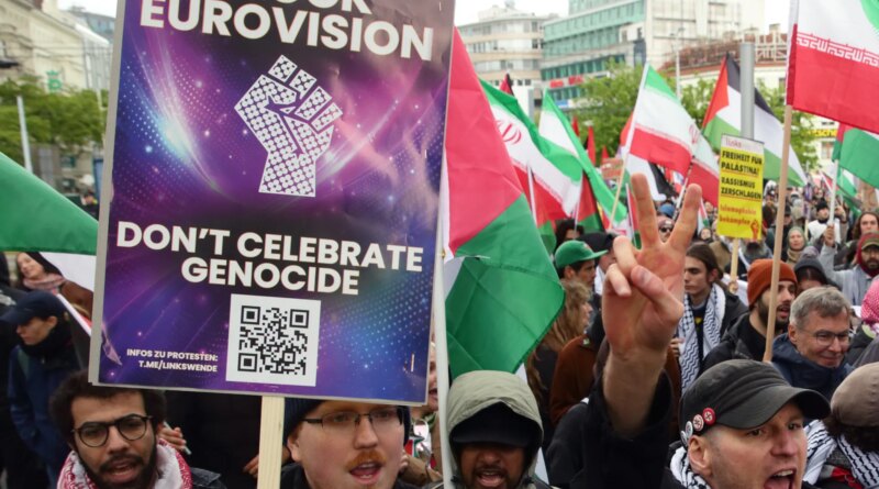 Eurovision final marred by protests as five countries boycott over Israel