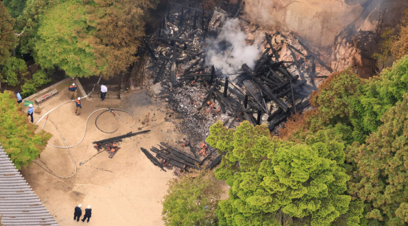 Fire Destroys Sacred Buddhist Hall in Japan that Housed ‘Eternal Flame’