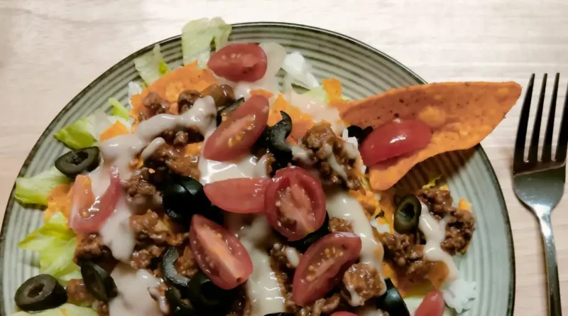 Holidays and milestones were hard to celebrate after my husband died. A taco salad helped us break through the pain.