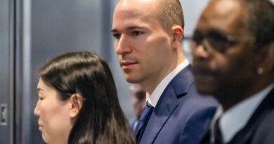 Greg Brockman, president and co-founder of OpenAI, arrives at the federal court in Oakland, California, US, on Thursday, April 30, 2026.