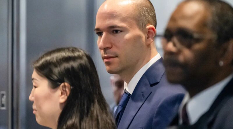 Greg Brockman, president and co-founder of OpenAI, arrives at the federal court in Oakland, California, US, on Thursday, April 30, 2026.