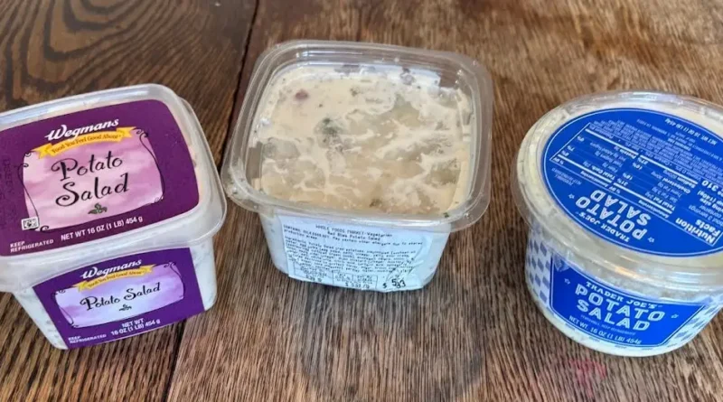 I tried potato salad from Trader Joe's, Whole Foods, and Wegmans. One stood out as the clear winner.