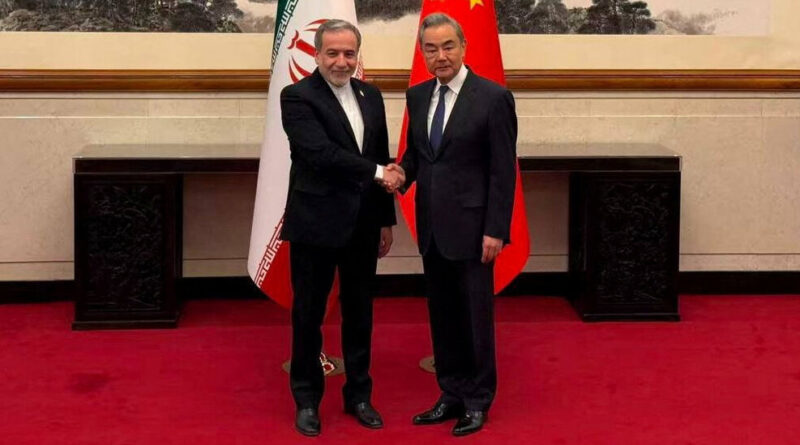 In Talks With Iran, China Calls for Opening of Strait of Hormuz
