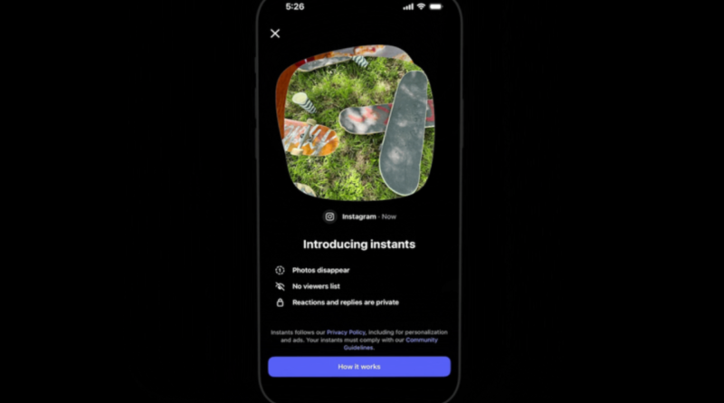 Instagram's new 'Instants' feature combines elements from Snapchat and BeReal | TechCrunch