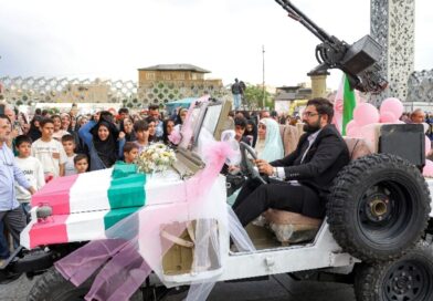 Iran stages mass weddings for couples ready for war 'sacrifice'