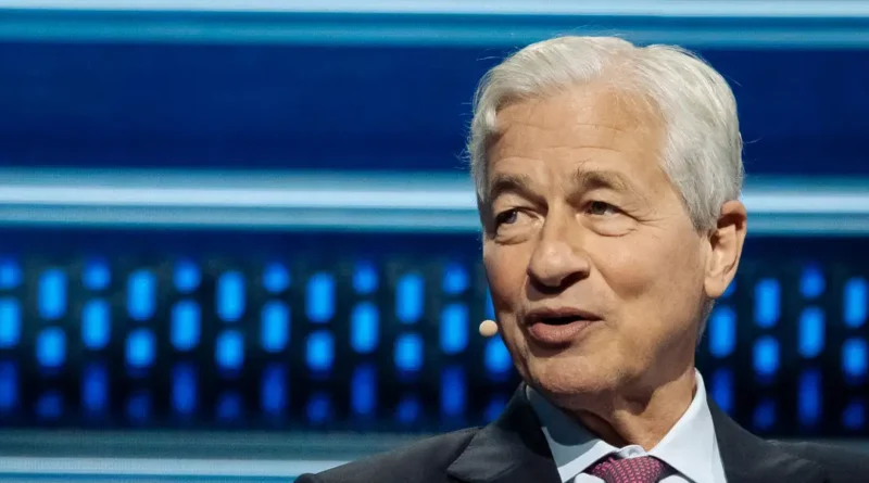 JPMorgan's Jamie Dimon said a bank chief's viral comment about AI job losses was 'inartful'