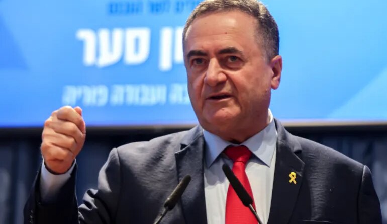 Israel's Defence Minister Israel Katz
