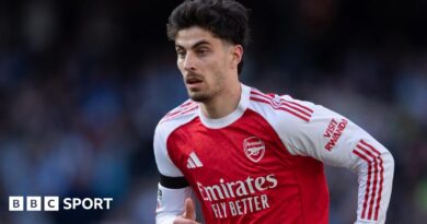 Kai Havertz playing for Arsenal