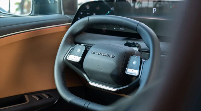 Lucid steering wheel