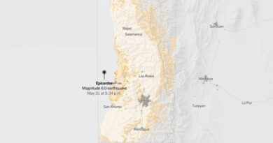 Map: 6.0-Magnitude Earthquake Strikes off the Coast of Chile