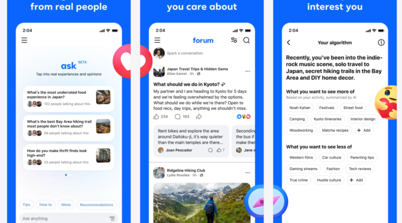 Meta quietly launches a new Reddit-like app called Forum | TechCrunch
