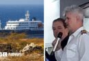 Passengers told virus-hit cruise ship 'not infectious' after first death
