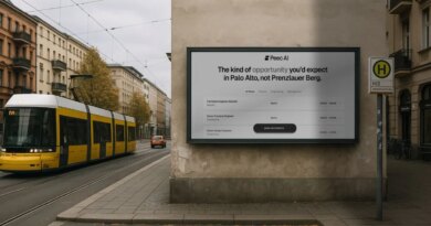 Peec AI billboard